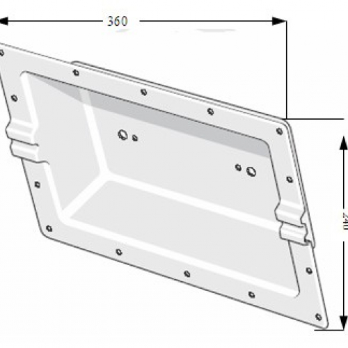 Cuvette pour plafonnier