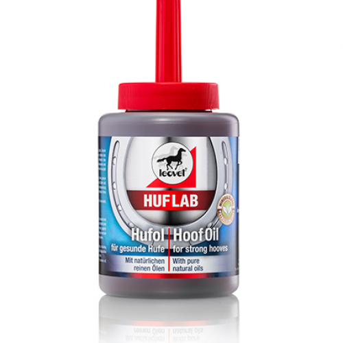 Huile à sabot naturelle avec pinceau 450 ml Hoof Lab - Leovet