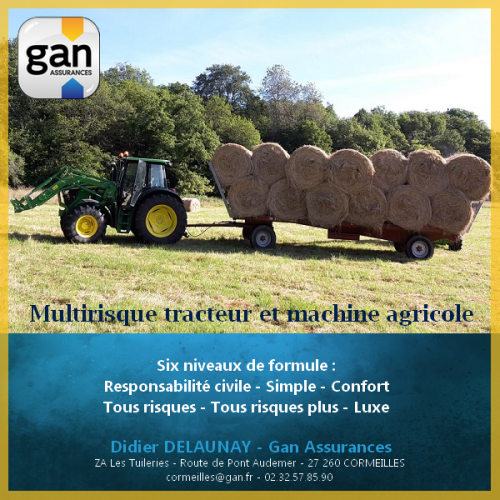Multirisque tracteur et machine agricole
