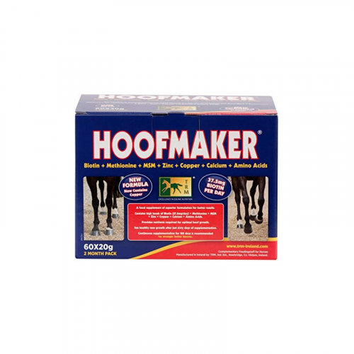 Hoofmaker Trm Biotine poudre Soin sabot cheval Sachet 20 g x 60