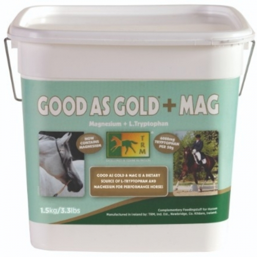 Complément chevaux stressés et nerveux Good As Gold + Mag 1,5kg TRM