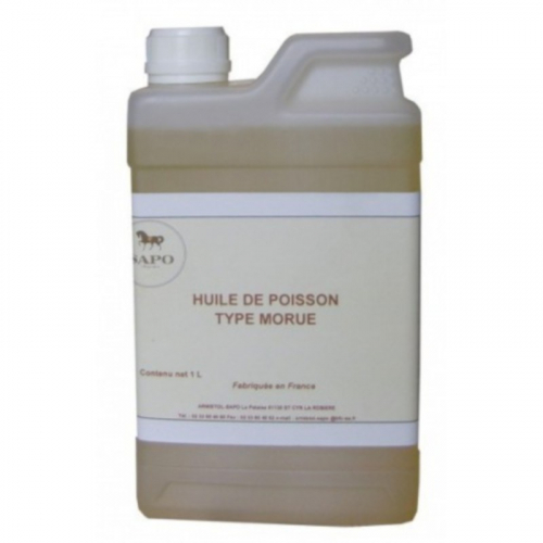 Huile type poisson morue cheval 1 litre