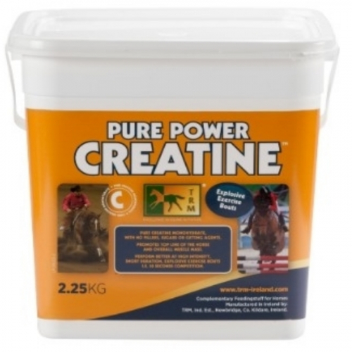 Poudre orale renforcement musculaire cheval Pure Power Creatine Energie 2,25kg TRM