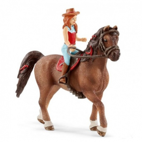 Schleich Chevaux cavalière Hannah et son cheval Cayenne