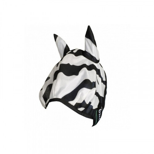 Masque anti mouche cheval anti uv Buzz-off Zebra