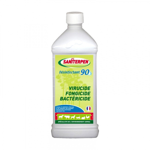Saniterpan 90 Désinfectant Virucide Bactéricide  Fongicide - 1 litre