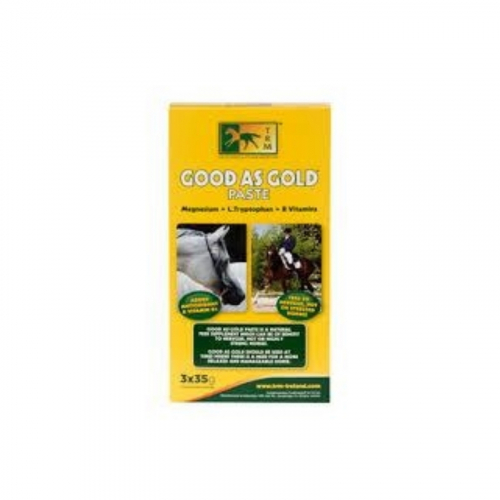 Pâte orale chevaux stressés et nerveux Good As Gold Paste x3 doseurs TRM