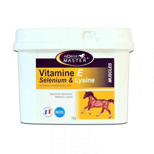 Vitamine E muscles Sélénium Lysine Horse Master